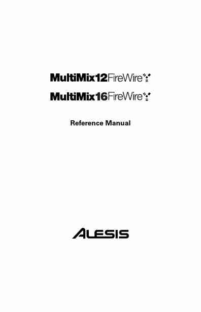 Alesis Musical Instrument 12 FireWire, 16 FireWire-page_pdf